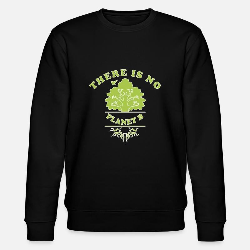 There is no Planet B - Stanley/Stella Unisex Bio-Sweatshirt CHANGER - Schwarz