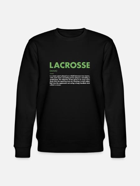 Sport Definition Lacrosse - Stanley/Stella CHANGER Unisex Organic Sweatshirt - black