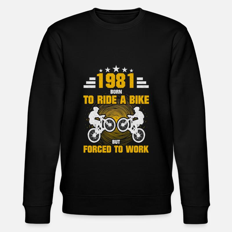 1981 Naissance vélo - Sweat bio CHANGER Stanley/Stella Unisexe - noir