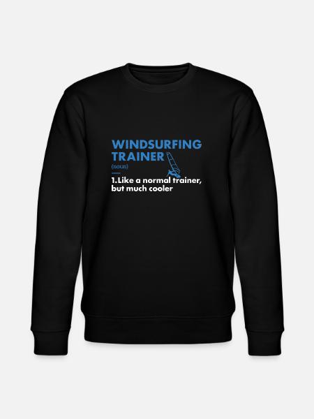 Sport Trainer Windsurfing - Stanley/Stella CHANGER Unisex Organic Sweatshirt - black