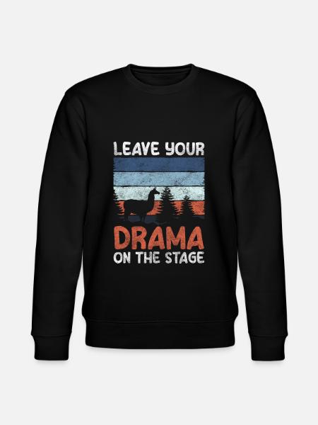 actress, play, director, curtain - Stanley/Stella CHANGER Unisex Organic Sweatshirt - black