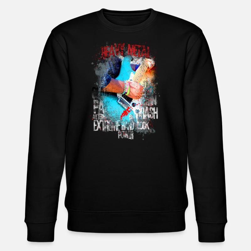 Heavy Metal - Stanley/Stella Unisex Bio-Sweatshirt CHANGER  - Schwarz