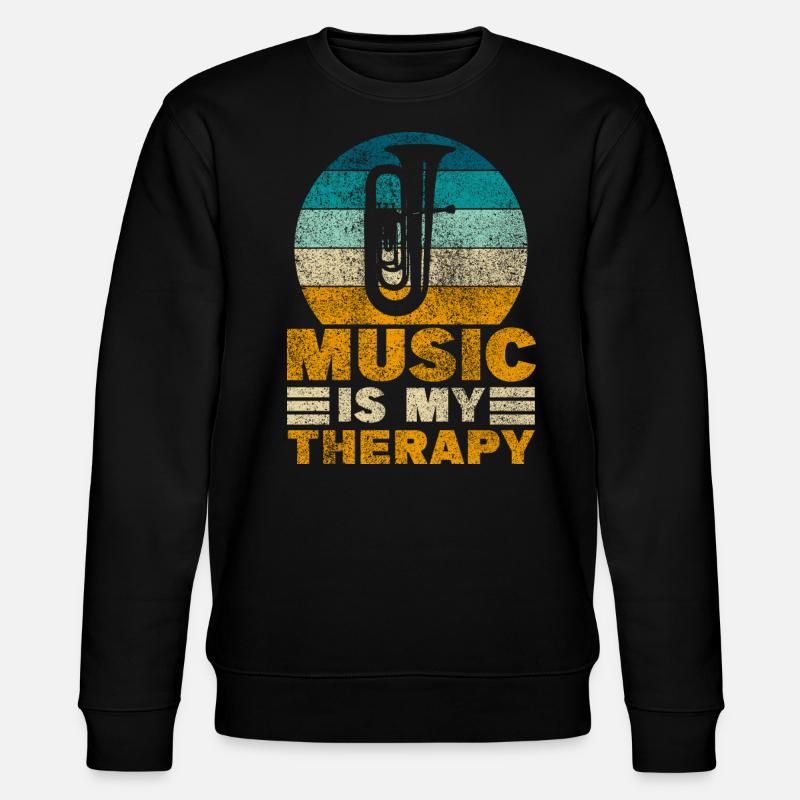 Tuba - Stanley/Stella Unisex Bio-Sweatshirt CHANGER - Schwarz