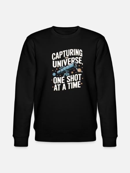 Astrophotography Telescope Astronomy - Stanley/Stella CHANGER Unisex Organic Sweatshirt - black