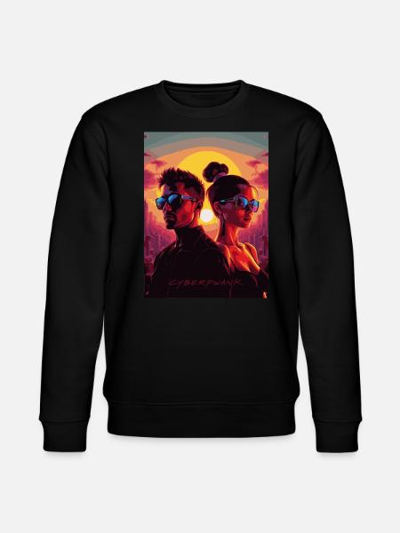 cyber 06 - Stanley/Stella Unisex Bio-Sweatshirt CHANGER - Schwarz
