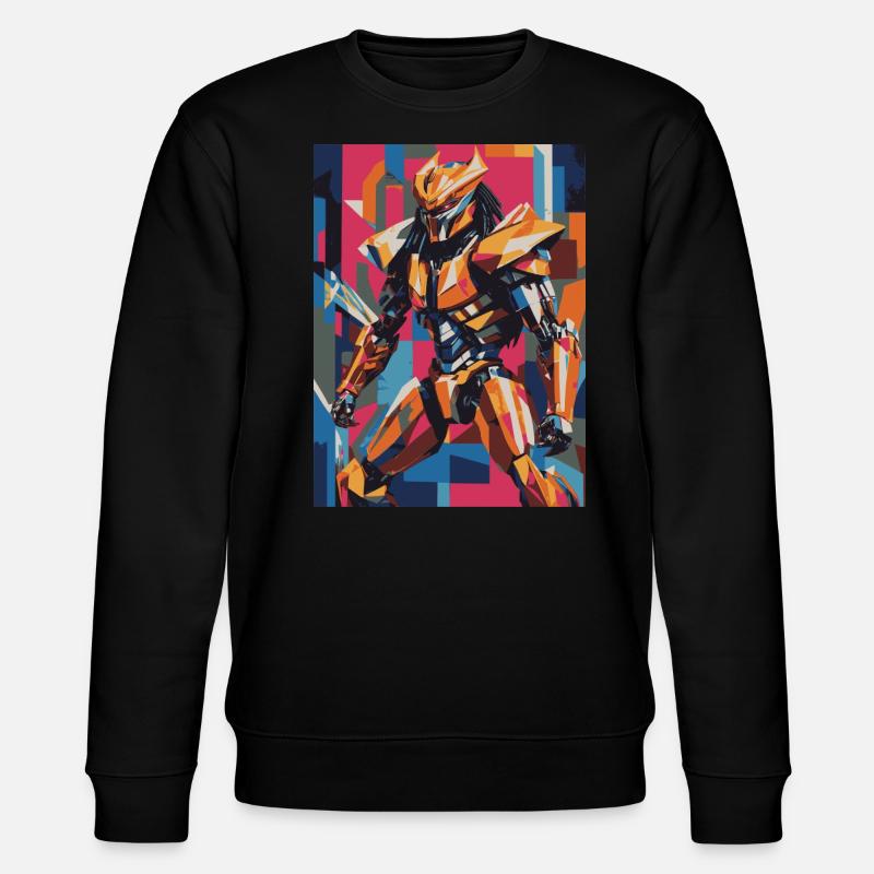 robot 04 - Stanley/Stella Unisex Bio-Sweatshirt CHANGER  - Schwarz