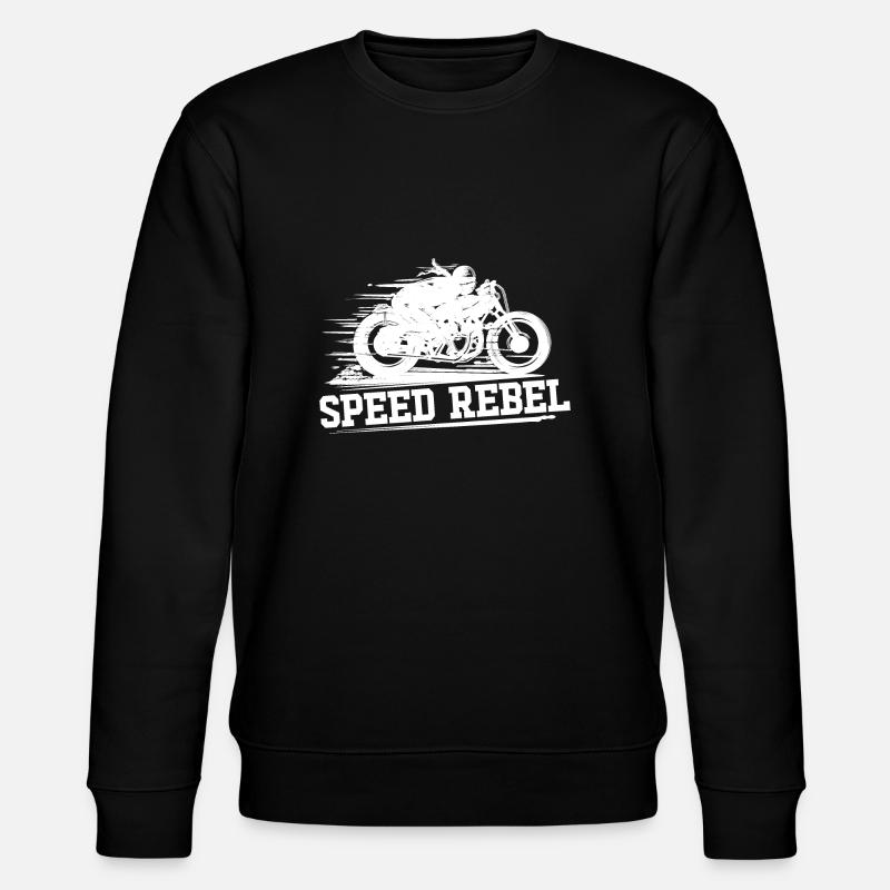 MOTO BIKER SPEED REBEL - Sweat bio CHANGER Stanley/Stella Unisexe - noir
