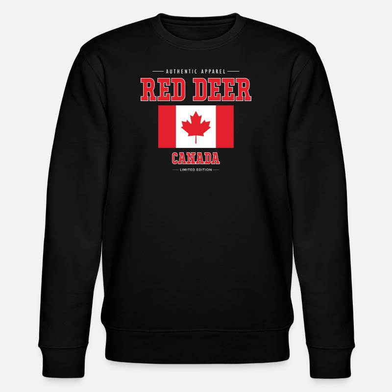 Red Deer - Stanley/Stella Unisex Bio-Sweatshirt CHANGER  - Schwarz