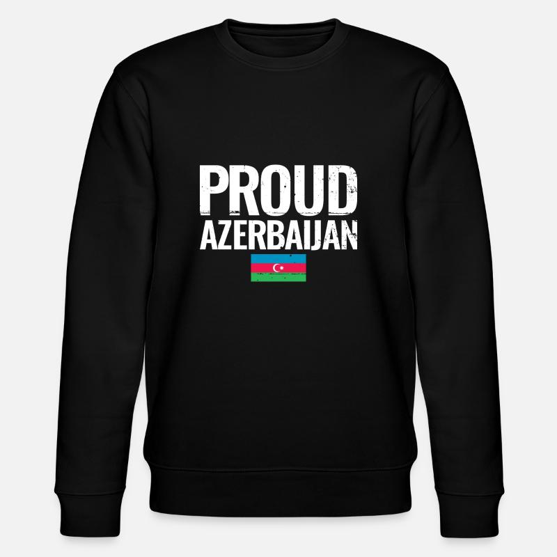 Fier Azerbaïdjan Azerbaïdjan Drapeau - Sweat bio CHANGER Stanley/Stella Unisexe - noir
