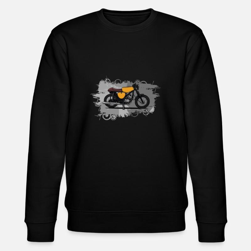 Cafe Racer (gelb) // Illustration - Stanley/Stella Unisex Bio-Sweatshirt CHANGER  - Schwarz