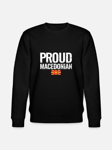 Fier drapeau macédonien macédonien - Sweat bio CHANGER Stanley/Stella Unisexe - noir