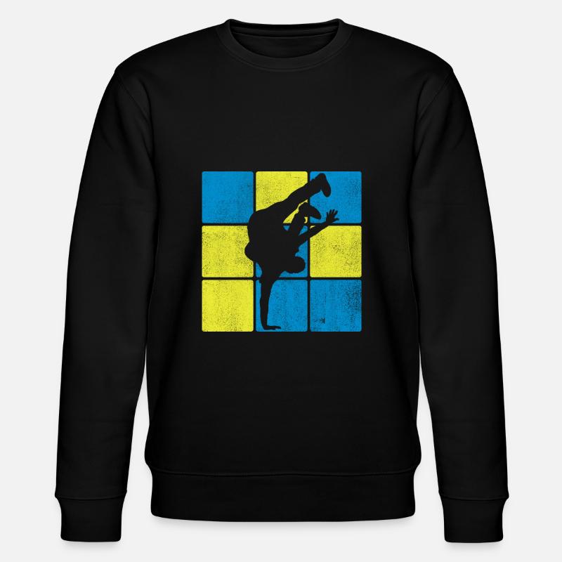 Breakdance Handstand - Stanley/Stella Unisex Bio-Sweatshirt CHANGER  - Schwarz