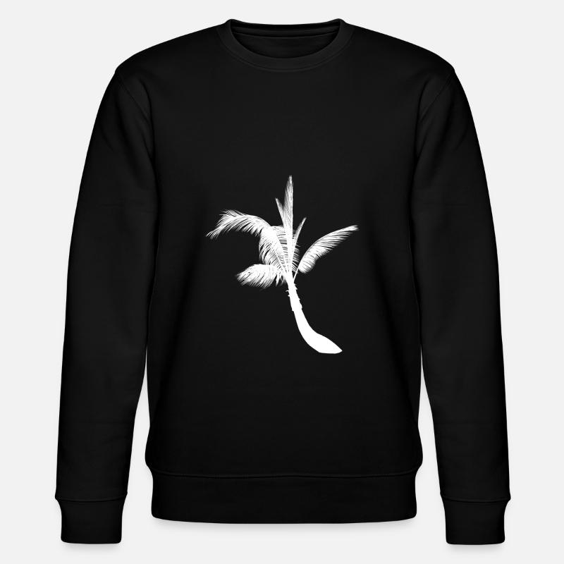 Palmier palmier - Sweat bio CHANGER Stanley/Stella Unisexe - noir
