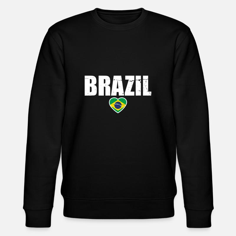 Brésil Brésil Drapeau brésilien - Sweat bio CHANGER Stanley/Stella Unisexe - noir