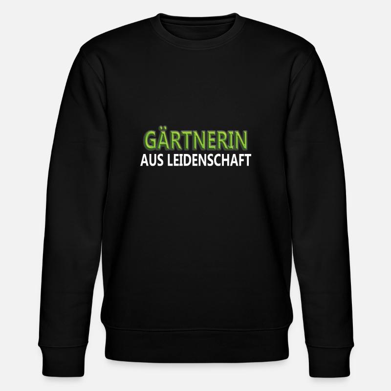 Gärtnerin - Stanley/Stella Unisex Bio-Sweatshirt CHANGER  - Schwarz