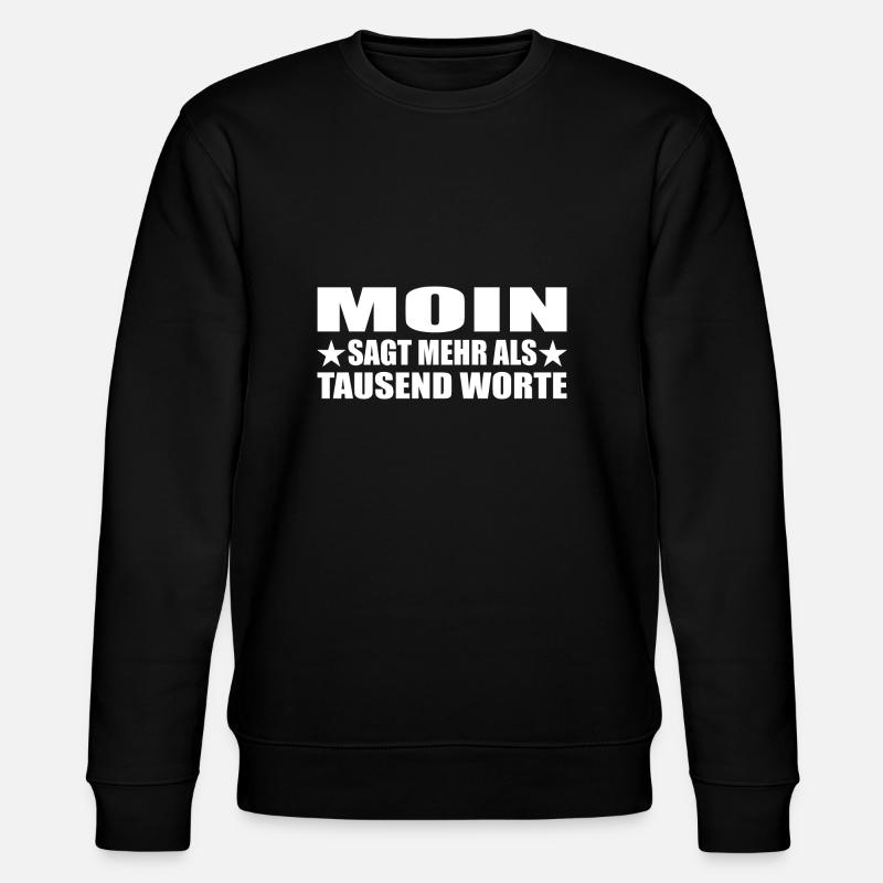 Moin - Stanley/Stella Unisex Bio-Sweatshirt CHANGER  - Schwarz