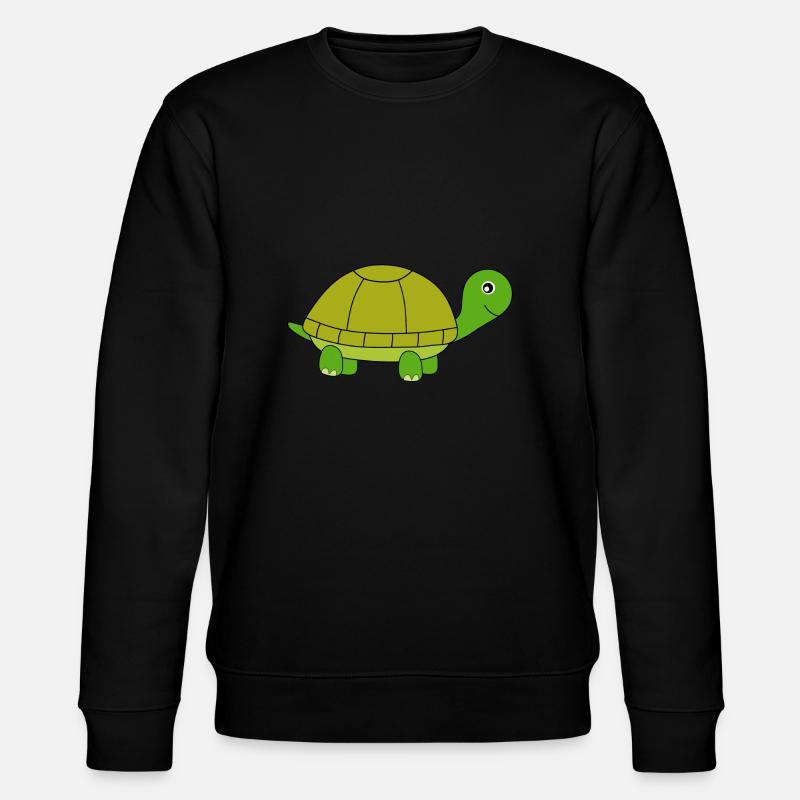 Schildkröte Schildkröten - Stanley/Stella Unisex Bio-Sweatshirt CHANGER  - Schwarz