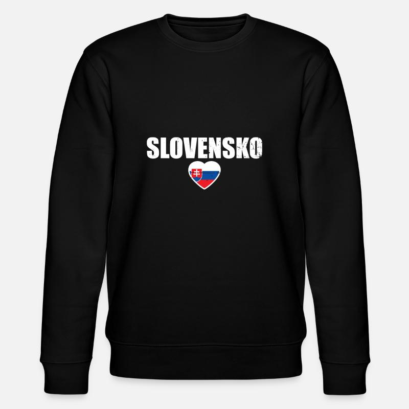 Slovensko Slovaquie Drapeau slovaque Slovaque - Sweat bio CHANGER Stanley/Stella Unisexe - noir