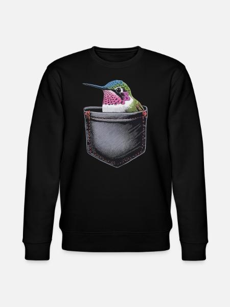 Kolibri - Stanley/Stella Unisex Bio-Sweatshirt CHANGER - Schwarz