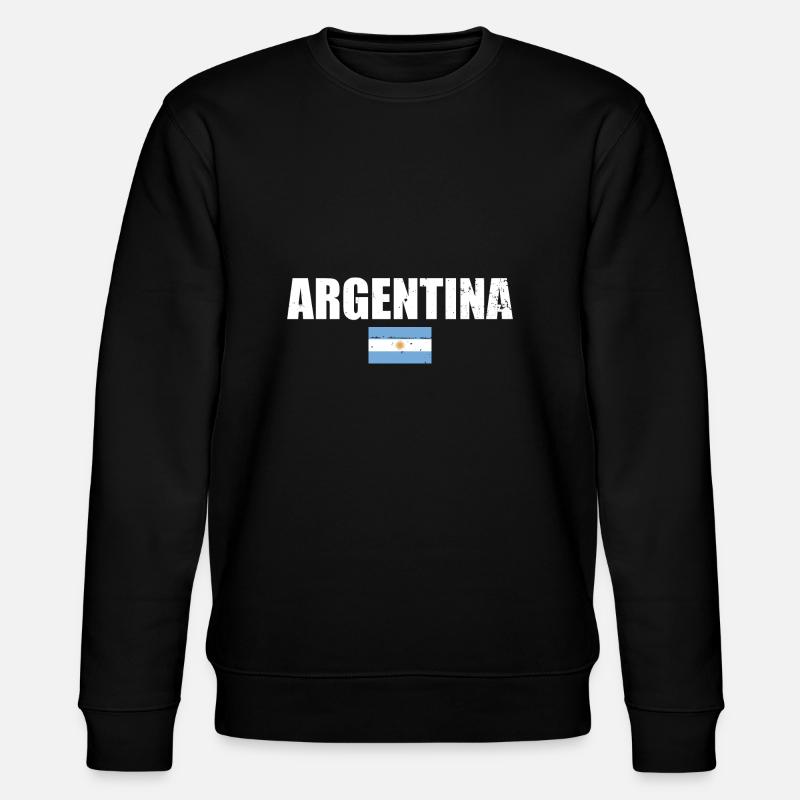 Argentine Argentine Drapeau argentin - Sweat bio CHANGER Stanley/Stella Unisexe - noir