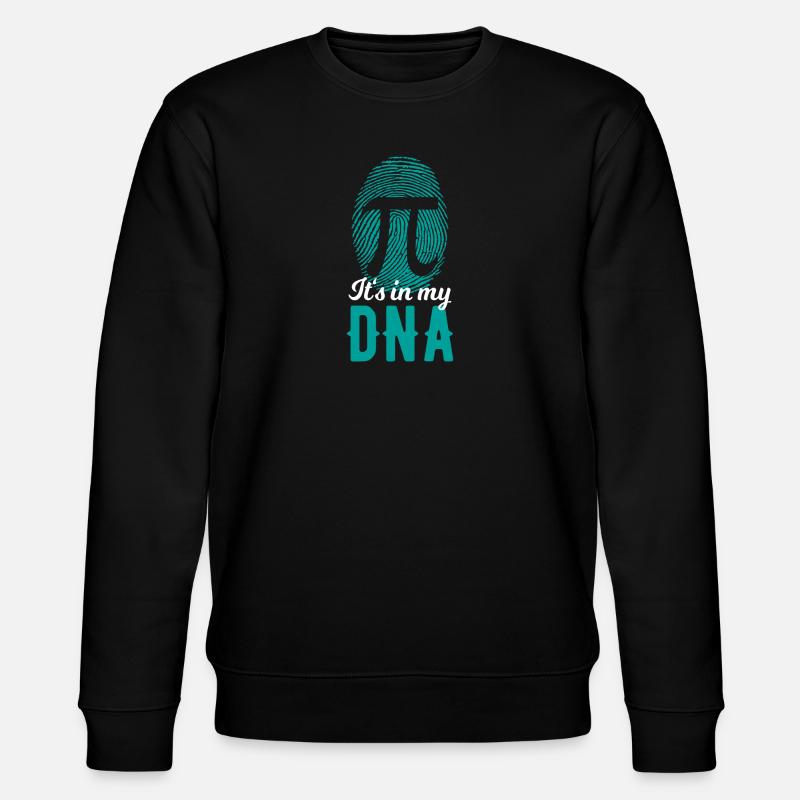 Mathe DNA - Stanley/Stella Unisex Bio-Sweatshirt CHANGER  - Schwarz