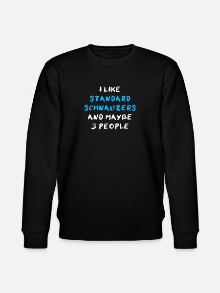 Standard Schnauzer - Stanley/Stella CHANGER Unisex Organic Sweatshirt - black