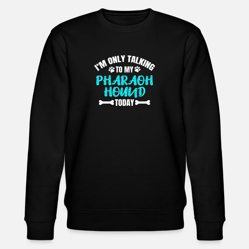 Pharaoh Hound Pharaonenhund - Stanley/Stella CHANGER Unisex Organic Sweatshirt - black