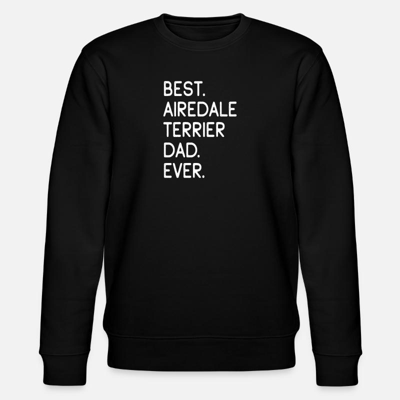 Airedale Terrier - Sweat bio CHANGER Stanley/Stella Unisexe - noir