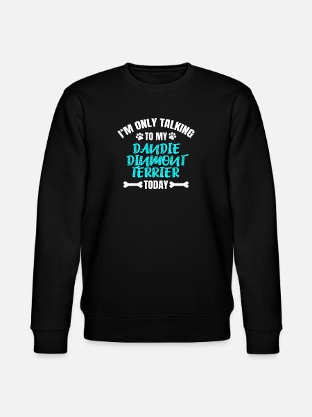 Dandie Dinmont Terrier - Stanley/Stella CHANGER Unisex Organic Sweatshirt - black