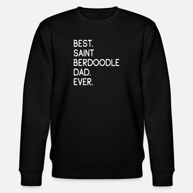 Saint Berdoodle - Stanley/Stella CHANGER Unisex Organic Sweatshirt - black