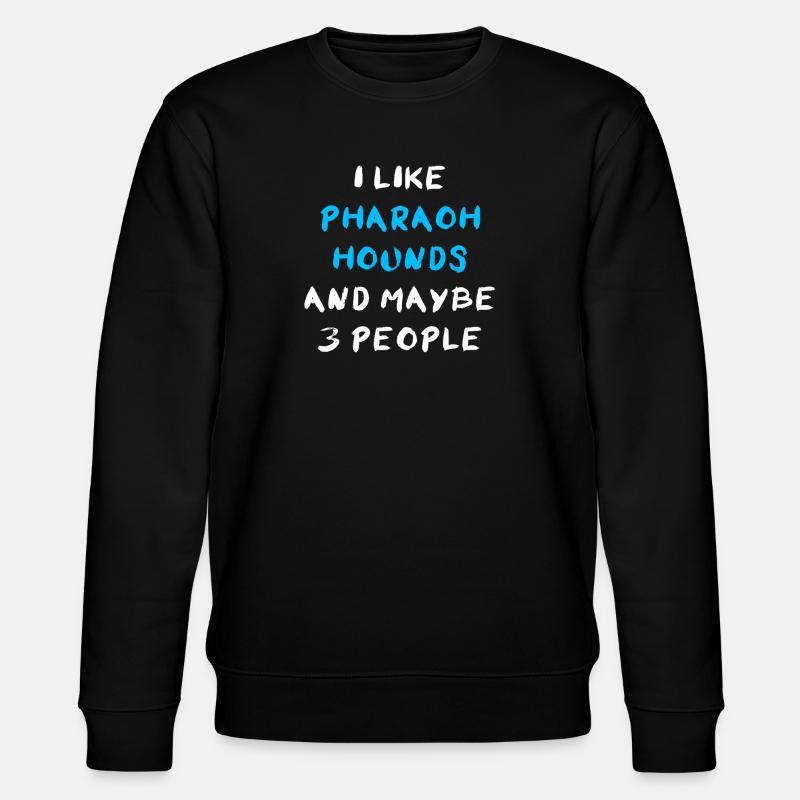 Pharaoh Hound - Stanley/Stella CHANGER Unisex Organic Sweatshirt - black