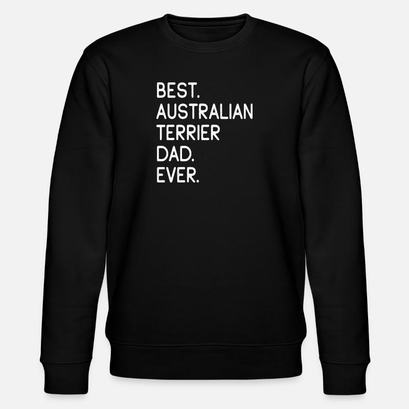 Australian Terrier - Stanley/Stella Unisex Bio-Sweatshirt CHANGER  - Schwarz