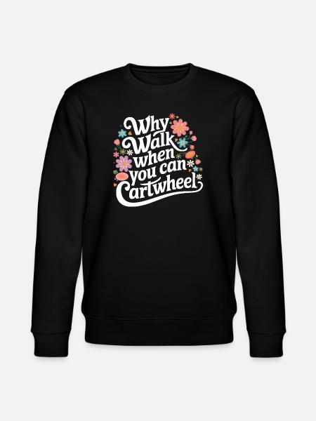 Gymnastik Gymnastik - Ekologisk sweatshirt CHANGER unisex från Stanley/Stella - svart