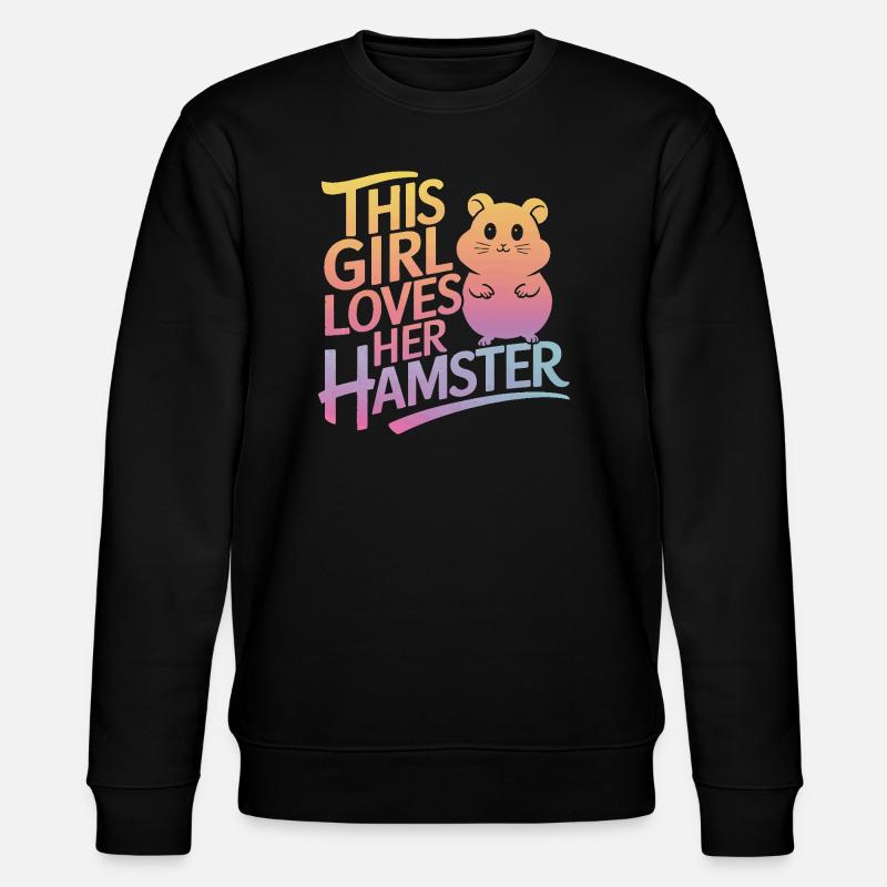Hamster - Sweat bio CHANGER Stanley/Stella Unisexe - noir