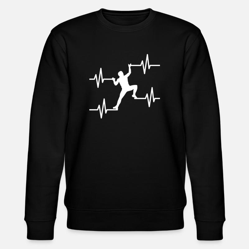 Klettern - Boulder - Bergsteiger - Stanley/Stella Unisex Bio-Sweatshirt CHANGER  - Schwarz