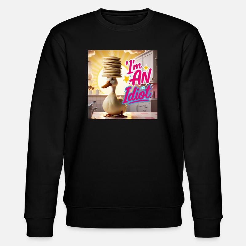 Canard - Je suis un idiot - Sweat bio CHANGER Stanley/Stella Unisexe - noir