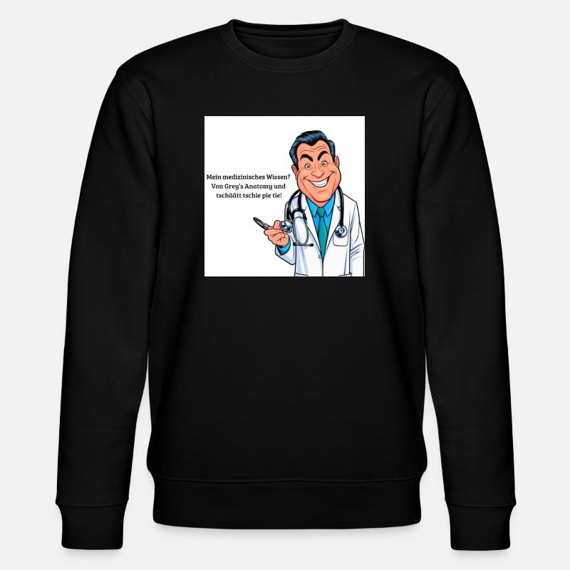 Drôles de médecins - Sweat bio CHANGER Stanley/Stella Unisexe - noir