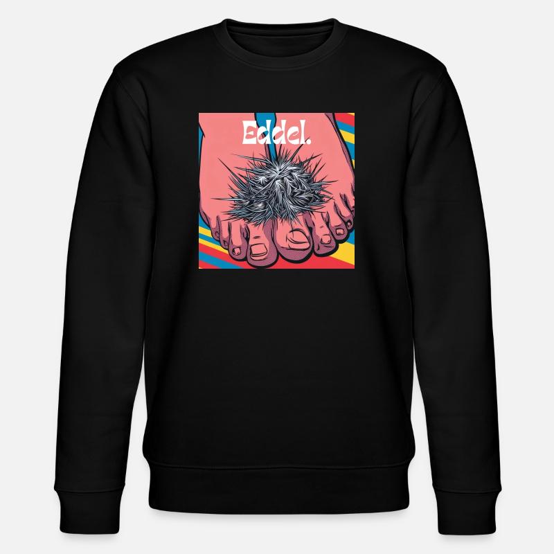 Eddel Fussel - Stanley/Stella Unisex Bio-Sweatshirt CHANGER  - Schwarz