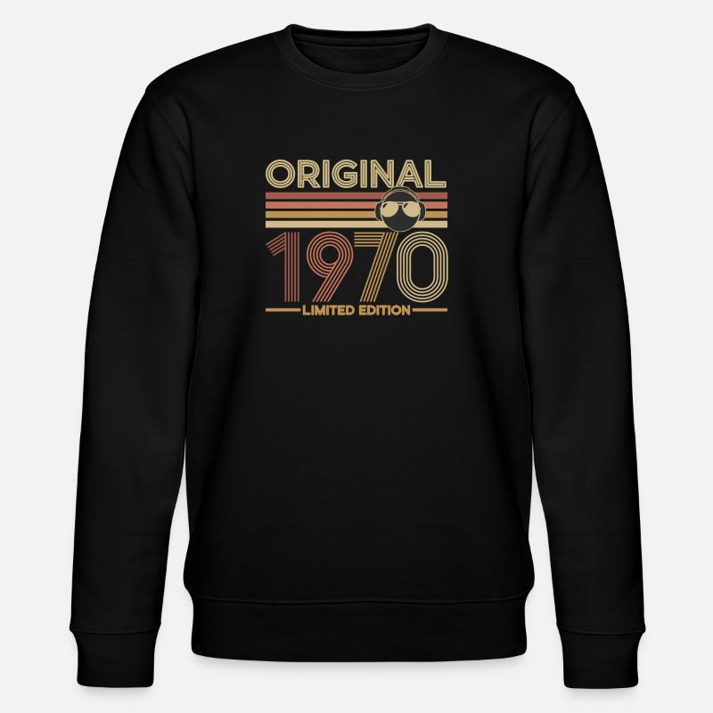 1970 - Stanley/Stella Unisex Bio-Sweatshirt CHANGER  - Schwarz