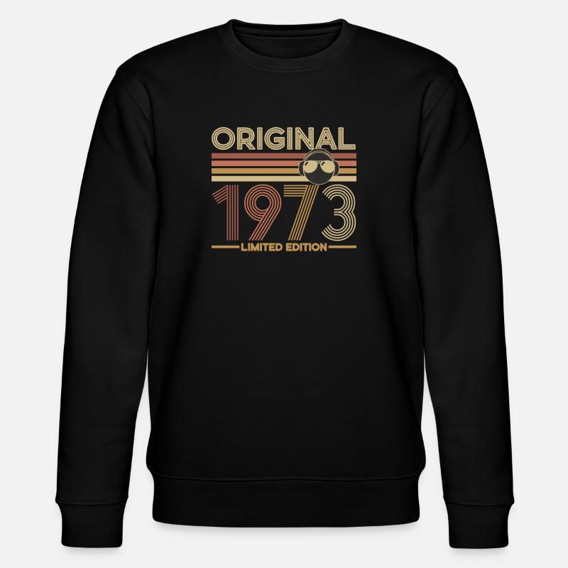 1973 - Stanley/Stella Unisex Bio-Sweatshirt CHANGER  - Schwarz
