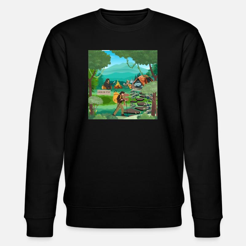 guy - Stanley/Stella CHANGER Unisex Organic Sweatshirt - black