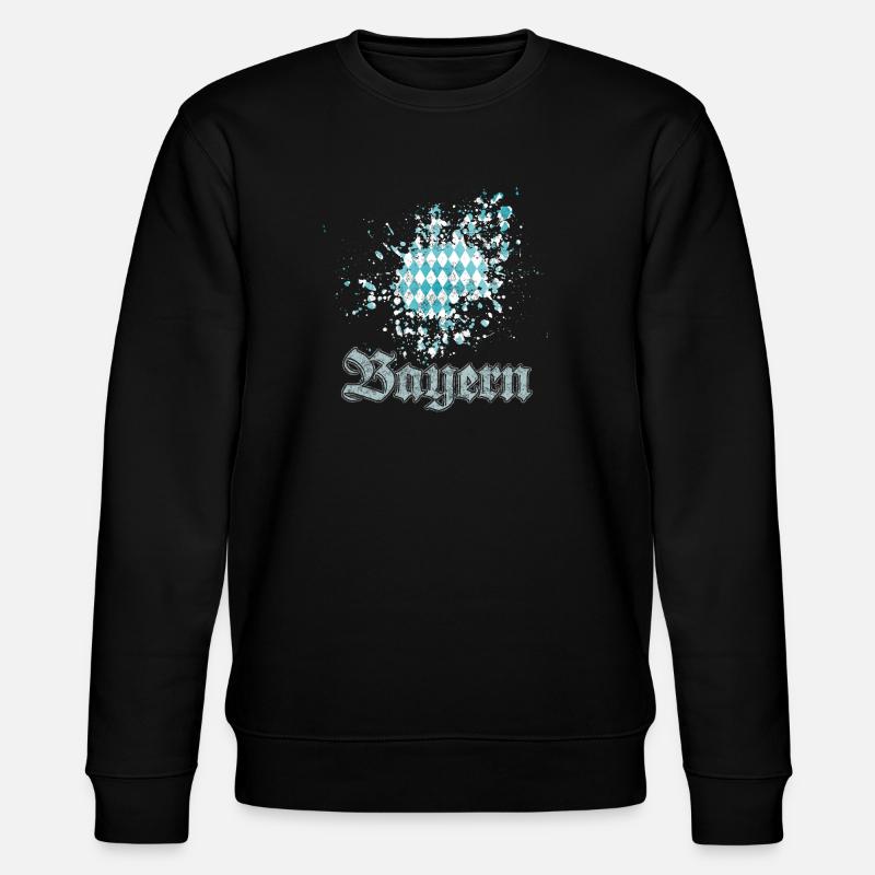 Bayern - Stanley/Stella Unisex Bio-Sweatshirt CHANGER  - Schwarz