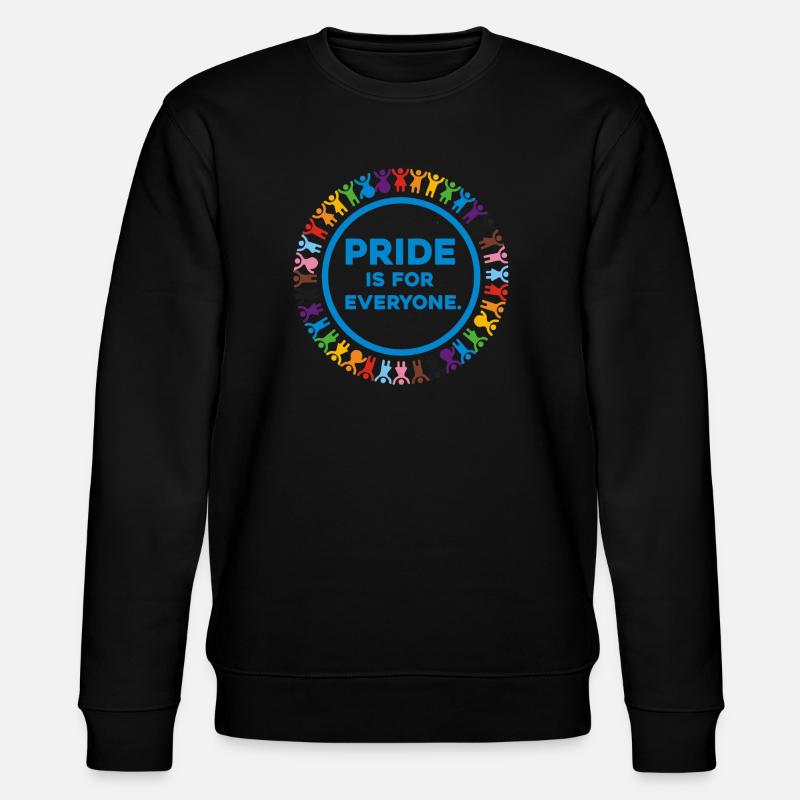 Pride is for Everyone - Stanley/Stella CHANGER Unisex Organic Sweatshirt - black