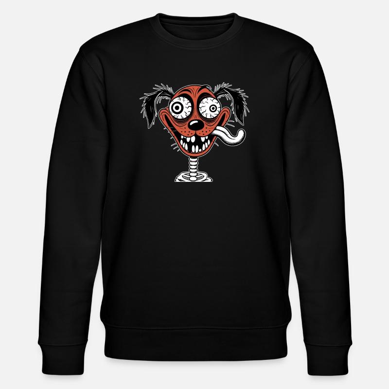 Dummer Hund - Stanley/Stella Unisex Bio-Sweatshirt CHANGER  - Schwarz