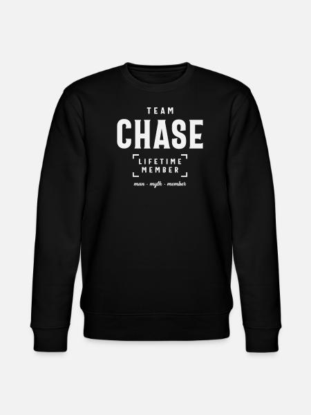 Team Chase Personalized Name Chase - Stanley/Stella CHANGER Unisex Organic Sweatshirt - black