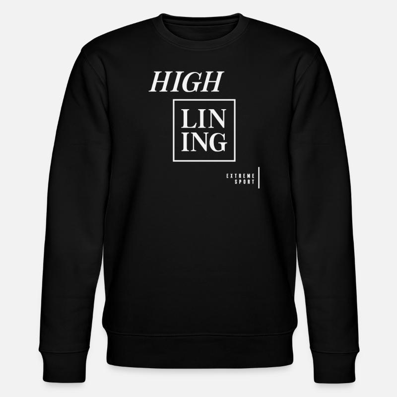 Extremsport Highlining - Stanley/Stella Unisex Bio-Sweatshirt CHANGER  - Schwarz