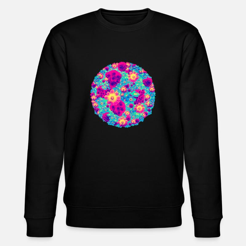Blumenstrauß von Blumen Pop - Stanley/Stella Unisex Bio-Sweatshirt CHANGER  - Schwarz