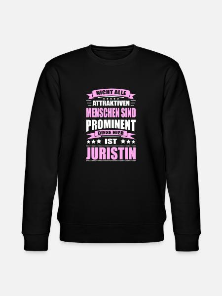 Nicht Alle Menschen Sind Prominent Juristin - Stanley/Stella Unisex Bio-Sweatshirt CHANGER  - Schwarz