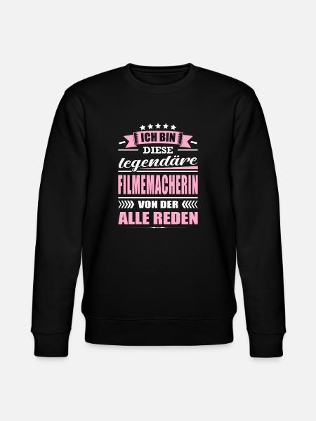 Ich Bin Diese Legendäre Filmemacherin Regisseurin - Stanley/Stella Unisex Bio-Sweatshirt CHANGER - Schwarz