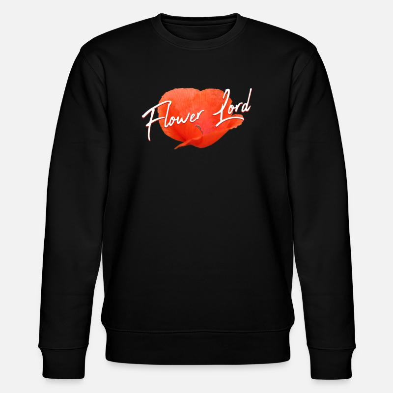 Coquelicot Coquelicot Fleuriste - Sweat bio CHANGER Stanley/Stella Unisexe - noir